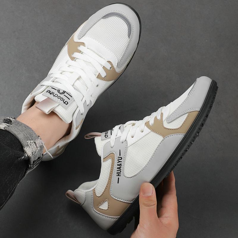 Fashion Breathable Slip Men Driving Shoes Spring And Autumn New Style Breathable Men's Peas Shoes the British Sneakers Trendy Versatile