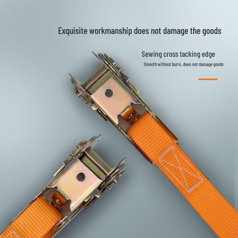 Verschleißfestes Ratschengurtband mit Druckschnalle für den Außenbereich