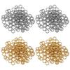 100-200Pcs Stainless Steel Open Single Loops Jump Rings Split Rings For Jewelry Making DIY Necklace Connectors Accessories