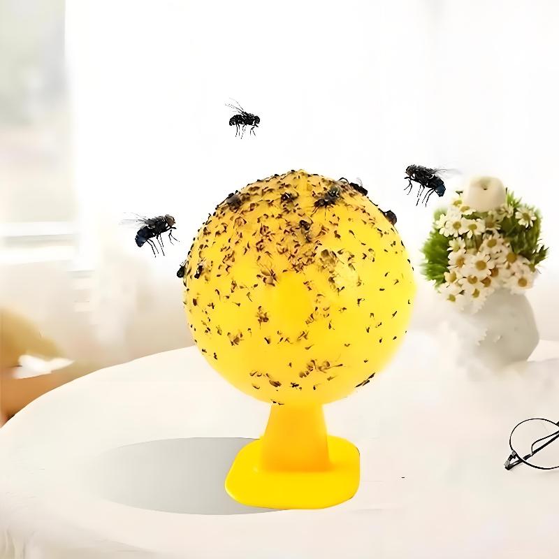 Fruit Fly Sticky Traps 4/8 Pcs Safe for Pets Kids Easy to Use Gnat Catcher for Orchard Farm Garden Kitchen
