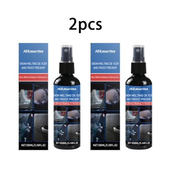Hikmarion car deicing snow melting agent car window snow melting snow deicing anti-frost antifreeze maintenance field of vision car spray 100ml