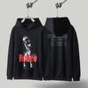 Mens Oversized Hooded Sweatshirt With Reversed Hook Print Loose Fit Cotton Pullover Fall Streetwear