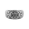 Anonymous Artisan Oldschool Flower Eye Ring