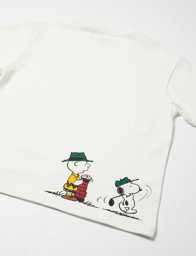 Lee Official Collaboration Back Print Size 110 T-Shirt, Kids, LK5072-218, White,