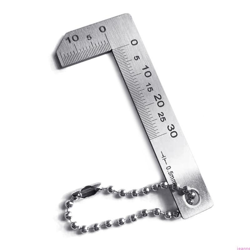 

Chamfer Gauge 0-30mm Chamfered Ruler Graduation 0.5mm Accuracy 0.25mm Chamfering Caliper for Mechanical Manufacturing China Mainland
