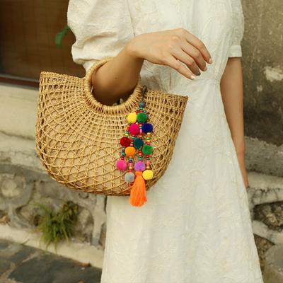 Original Design Retro Vacation Hairball Fringed Pendant Bohemian Keychain Bag Pendant Pendant