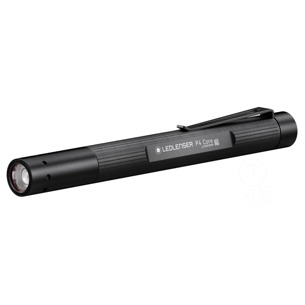 Ledlenser P4 Core LED Alkaline Battery 502598 Japanese Flashlight, Penlight, Compatible, [Official Product]