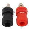 1Pair Red and Black Terminal Binding Post Connector Reliable Construction