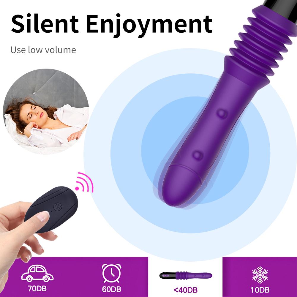Sex Machine Teleskopický vibrátor Dildo Automatický masážní masážní přístroj Up Down Bod G Zatahovací Pussy Toy Sexuální hračky pro dospělé