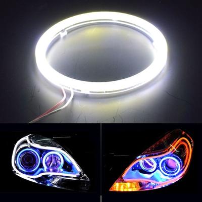 2 Peças/Conjunto 9-14V COB LED Olhos de Anjo Anéis para Farol de Carro Auto Veículo Lâmpada