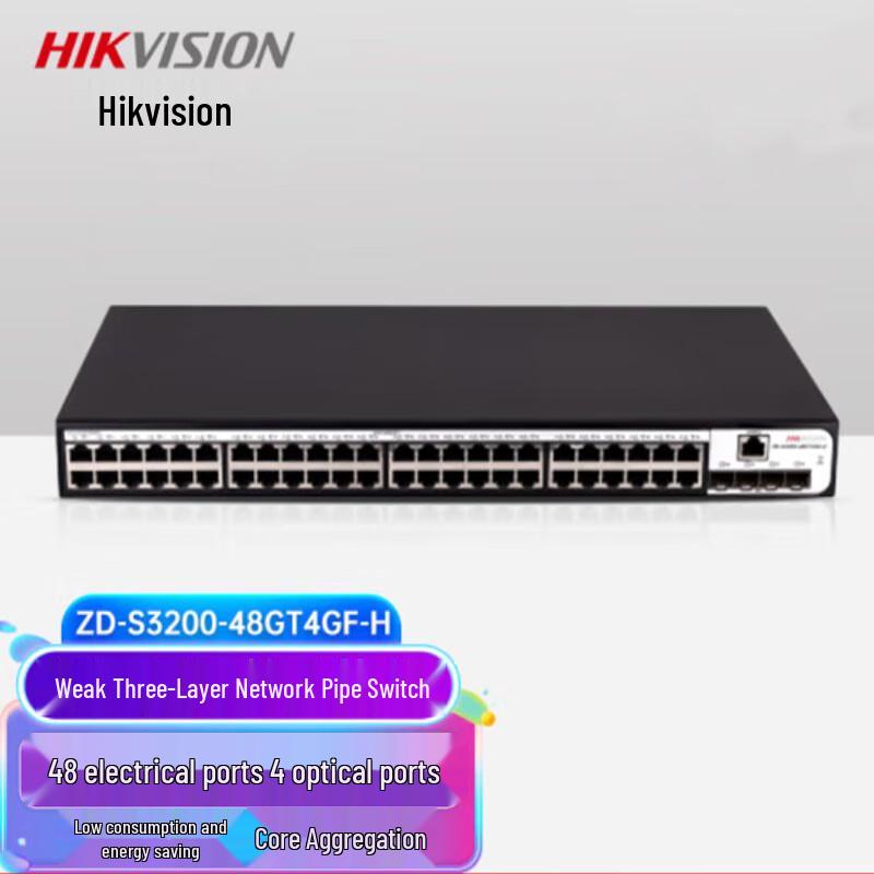 

Hikvision S3200-48GT4GF-H Managed Gigabit Switch