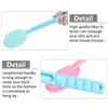 Replaceable Applicator Pads Shower Body Scrubber Long Handle Body Lotion Applicator  Legs