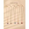 Fashion Latest Stylish Butterfly Jewellery Necklace Set for Women Pendant Necklace Gifts for Girls