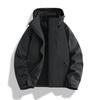Mens Womens 3-in-1 Removable Hooded Windproof Warm Outdoor Jacket Hiking Camping Fishing Cycling
