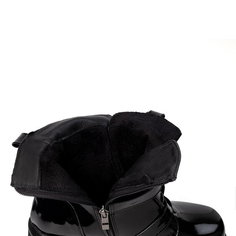 Women's High-heeled Short Boots Autumn and Winter New Waterproof Table Thick-heeled Large-size Thick-soled Roman Boots