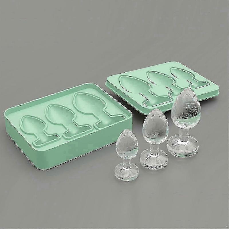 Prank Butt Plug Shaped Ices Cubes Trays, Silicone Mold For Diy Cake Chocolate Candyc