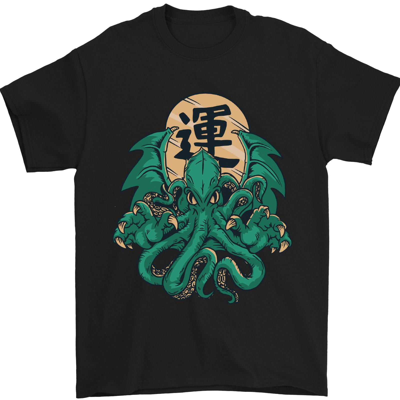 26 Cthulhu Monster Kraken Mens T-Shirt 100% Cotton Unisex T-Shirt XL