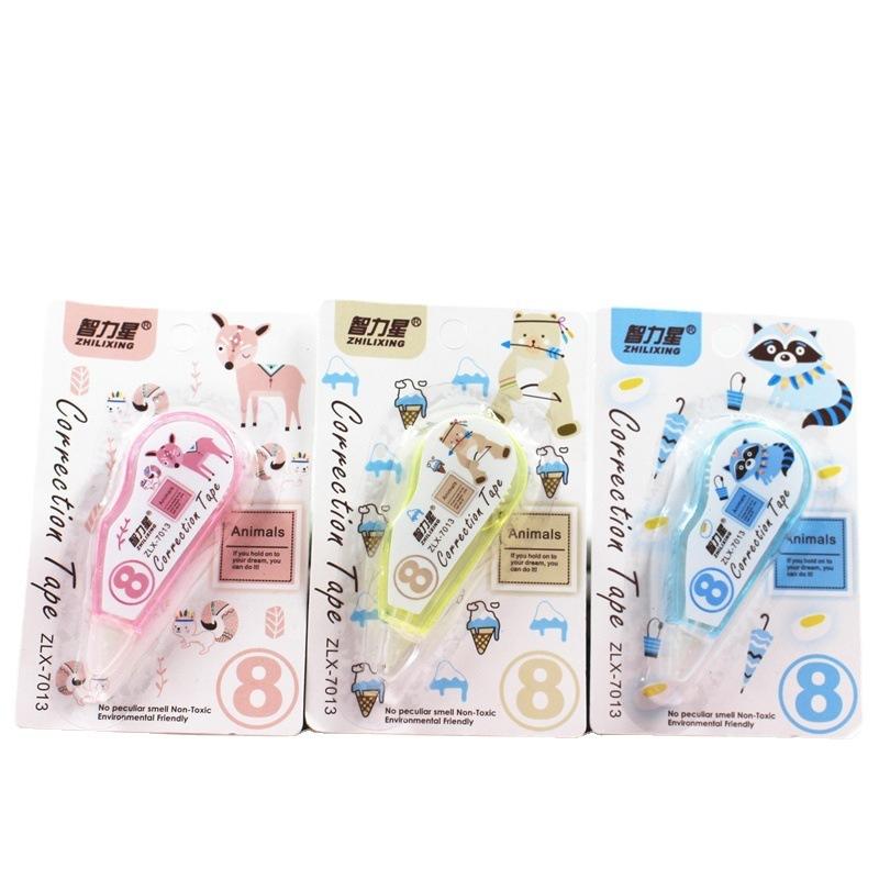 1 Stück Niedlich Kawaii Cartoon Tier Korrekturband Schreibwaren Büro Schulbedarf Weihnachtsgeschenk