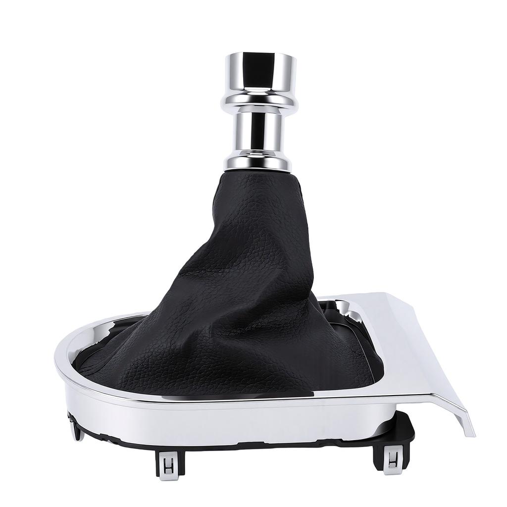 Manual Gear Shift Boot Chrome Trim Replacement for Ford Mustang 2015 2017 GR3Z 7277 AA