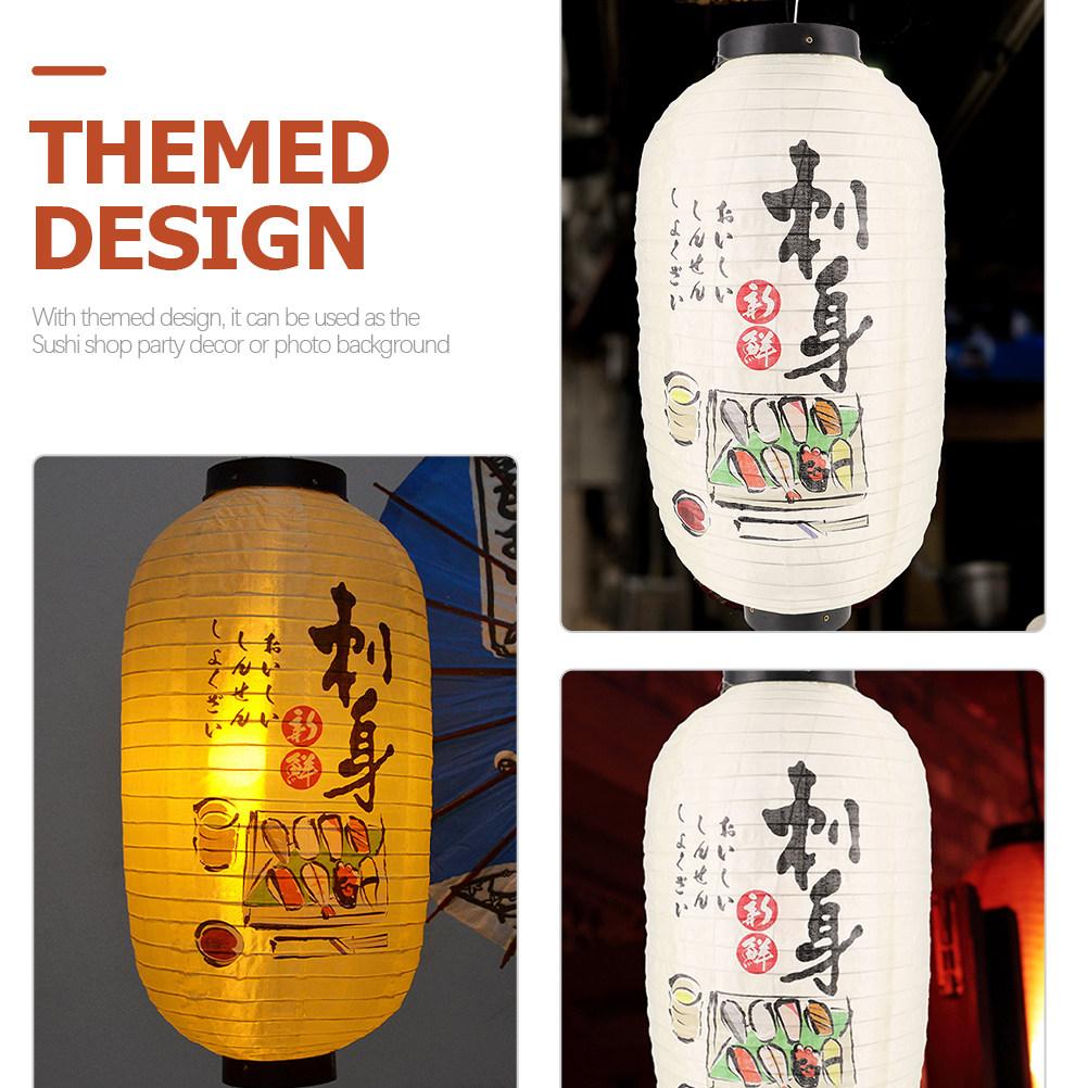 

Silk Japanese Lantern Hanging Pendant Classic Colorful Decor for Sushi Shop Japanese Party Restaurant Photo Background Lighting other