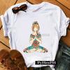 Fashion Yoga Youth Summer T-shirt Girls Short Sleeve T-shirt Fitness Sports Hot Sale Oversized T Shirt Summer polyester fabric