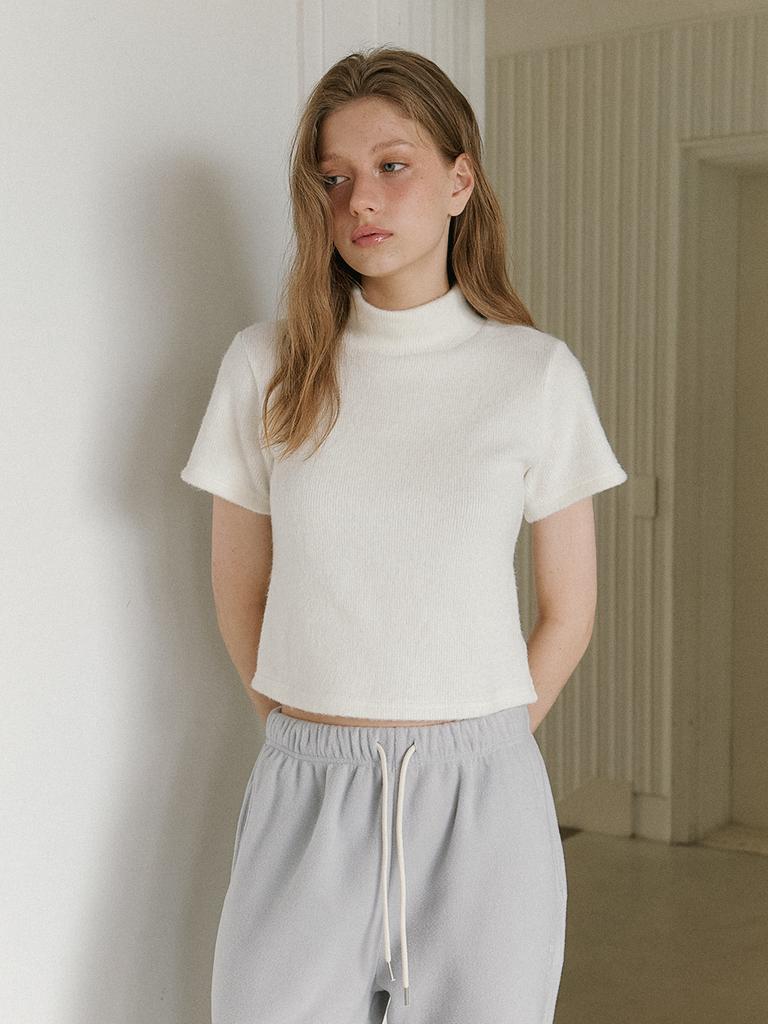 KINDABABY Cozy Turtleneck Top - Cream