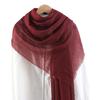 90x180cm Soft Cotton Linen Scarf Women Muslim Crinkle Hijab Scarf Solid Color Islamic Head Shawls Wraps Female Headscarf