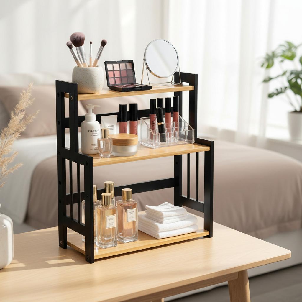 Black Spice Kitchen Rack Organizer Shelf Herb Rack