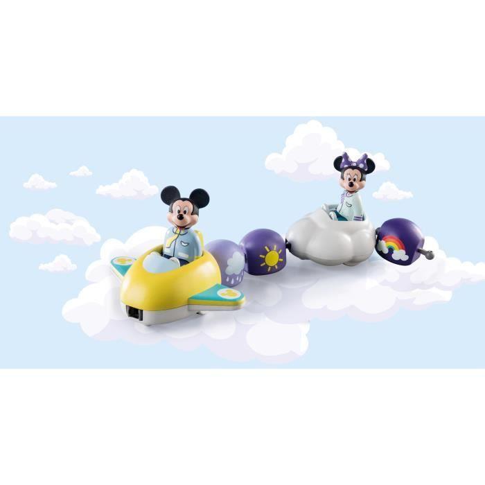 Train des nuages de Mickey et Minnie - PLAYMOBIL 1.2.3 - Disney - 7 pièces
