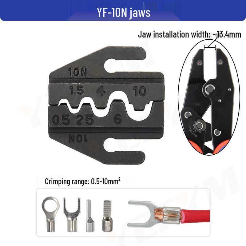 YF Electrician Hand Tool: Crimping Pliers Head for Cold Press Terminals
