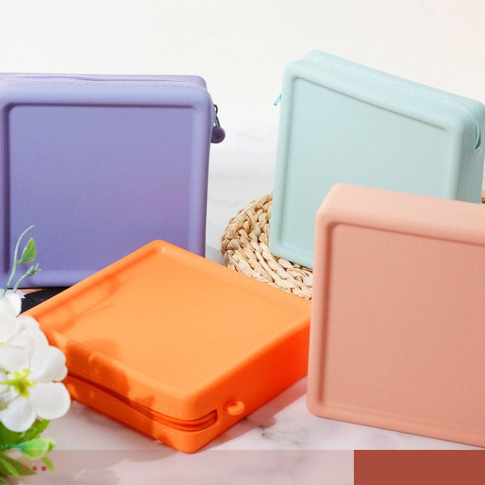 

Portable Storage Bag Zipper Makeup Bag New Earphone Bag Students