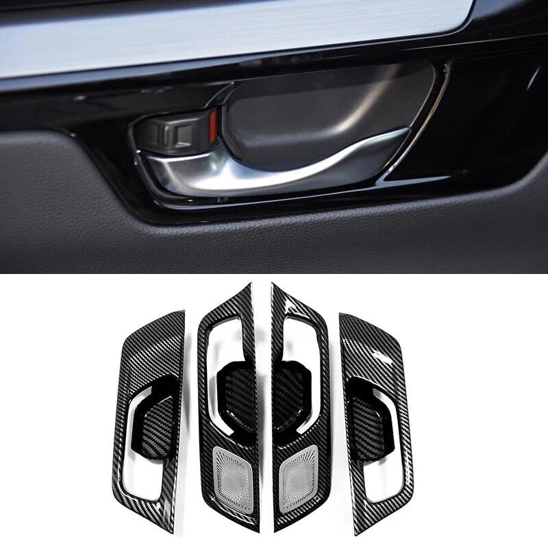 Dekorace interiéru auta Centrální ovládací panel Volant pro Honda CR-V CRV 2023 ABS Carbon Fiber Stylingové doplňky