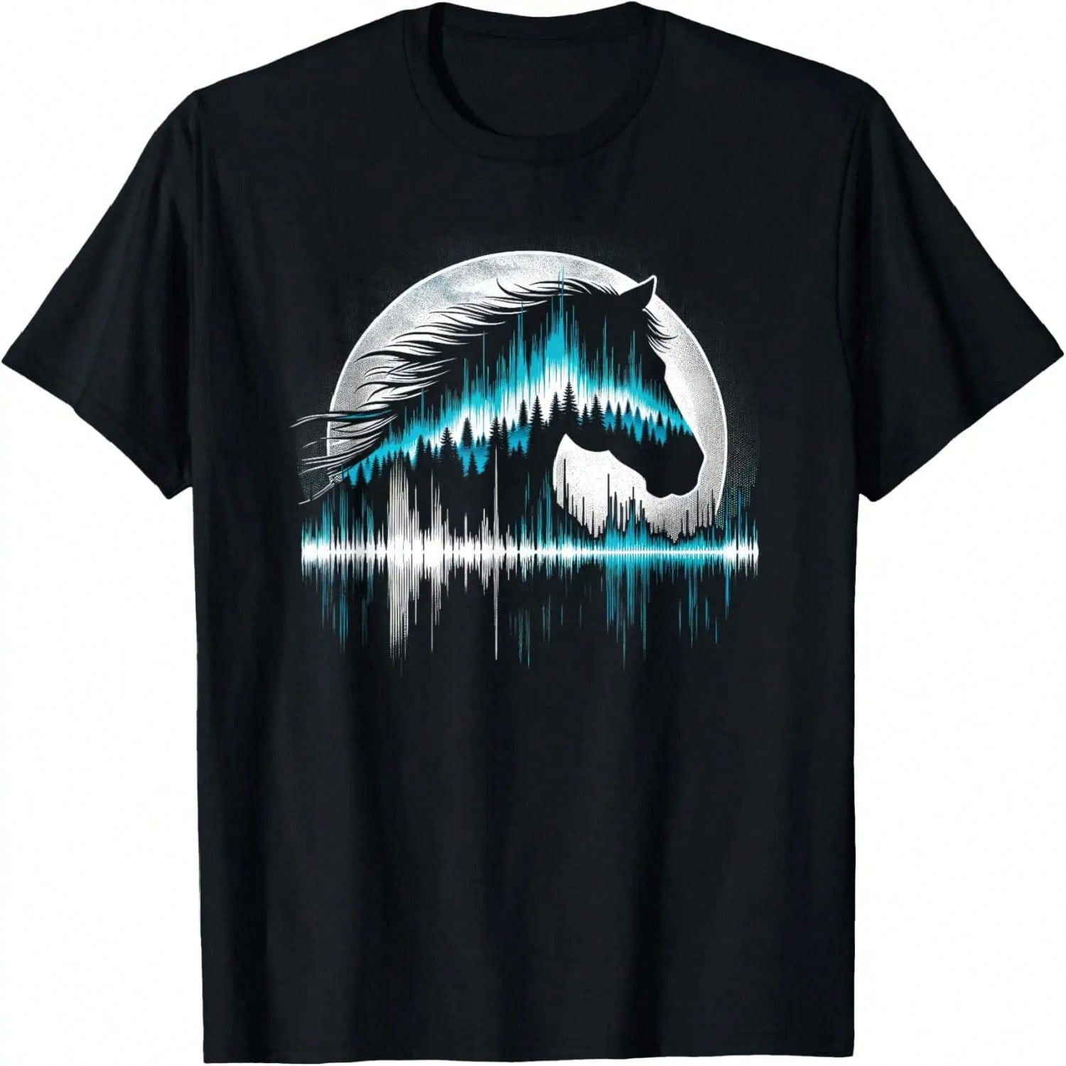 Teen S Horse Moon Graphic T-Shirt S разноцветный