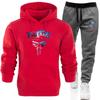 Kobe Bryant Memorial Hoodie Set Mens Black Mamba Streetwear Starry Sport Tracksuit Winter