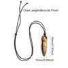 1pc Natural Stone Goddess Totem Necklace Woven Pendant Making DIY Jewelry Accessories