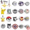 Pikachu Charms Beads For Original Pendant 925 Silver Bracelet Trinkets Jewelry Plata De Ley 925