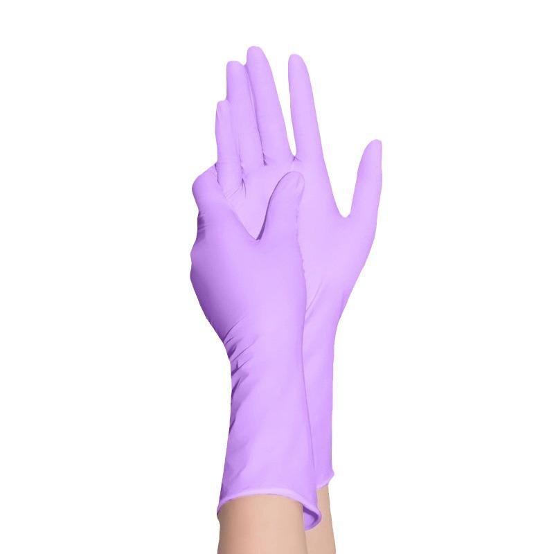 12-inch Durable Nitrile Dishwashing Gloves - Latex-Free, Waterproof, Food-Grade, Disposable for Kitchen Cleaning
