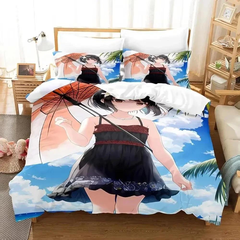 

New Takafuji Kako Bedding Set Single Twin Full Queen King Size Bed Set Adult Kid Bedroom Duvetcover Sets Anime parure de lit Bed 70x133cm 2pcs