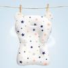 Baby Bath Suspension Pad Prevent Slip Soft Quick Dry Adjustable Lightweight Baby Bath Cushion Pad for Newborn Infant White