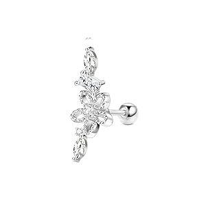 Bobisty Earrings Cartilage Hoop Studs Forwards Helix Piercing Jewelry  Earring Cartilage Helix Hoop Rook Piercing Jewelry