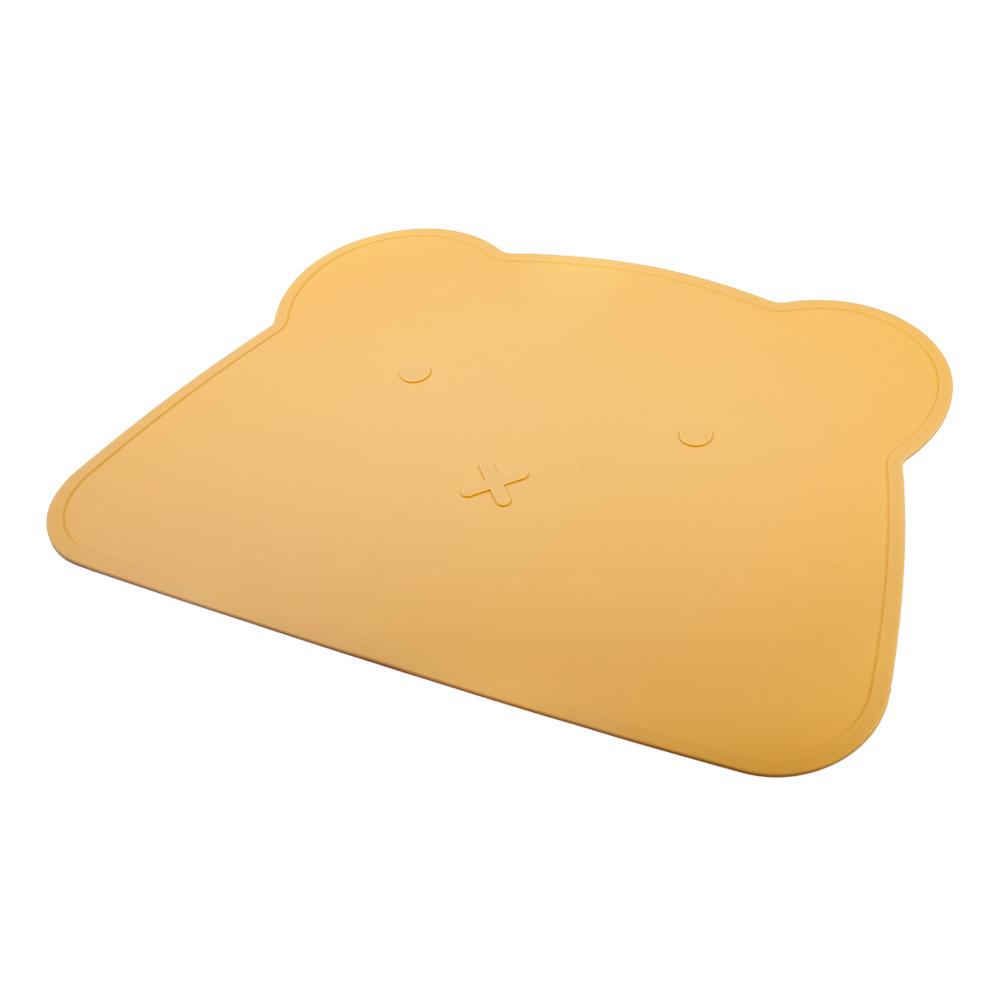 Baby Bear Silicone Placemat: Creative, Heat & Stain Resistant, Thickened, Enlarged Food-Grade Insulation Pad