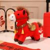 2026 Year of the Horse Zodiac Plush Toy - Cartoon Horse Mascot and Event Gift Stuffed Doll with Logo Option