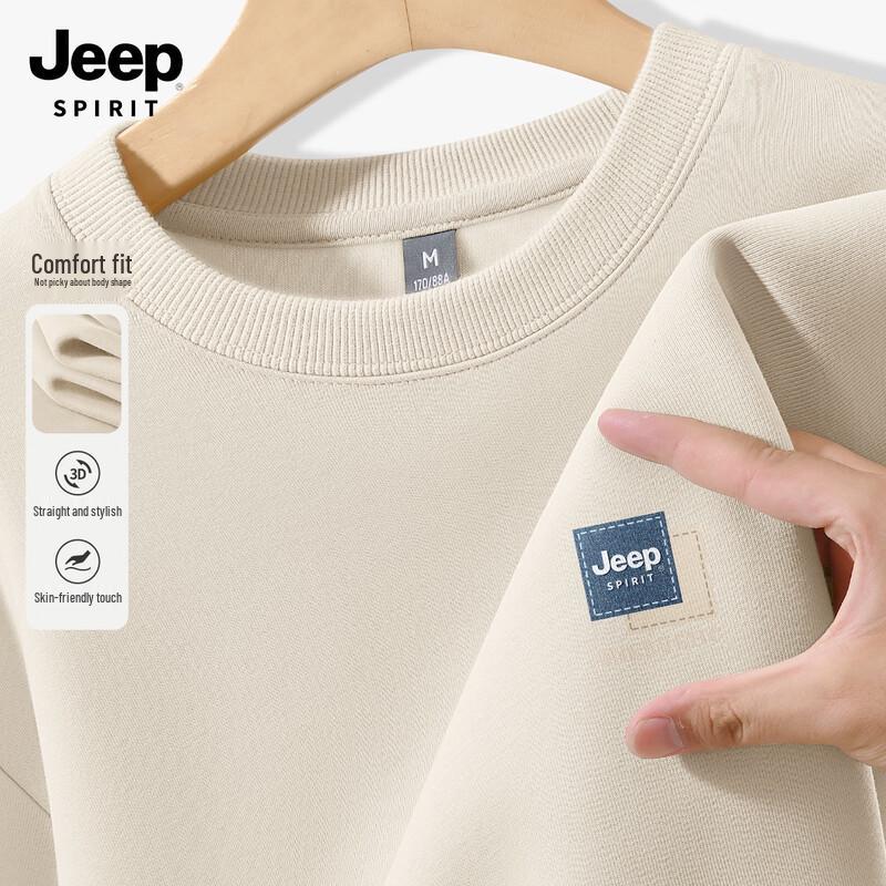 

JEEP SPIRIT Men s Loose-Fit Pullover Sweatshirt 2XL