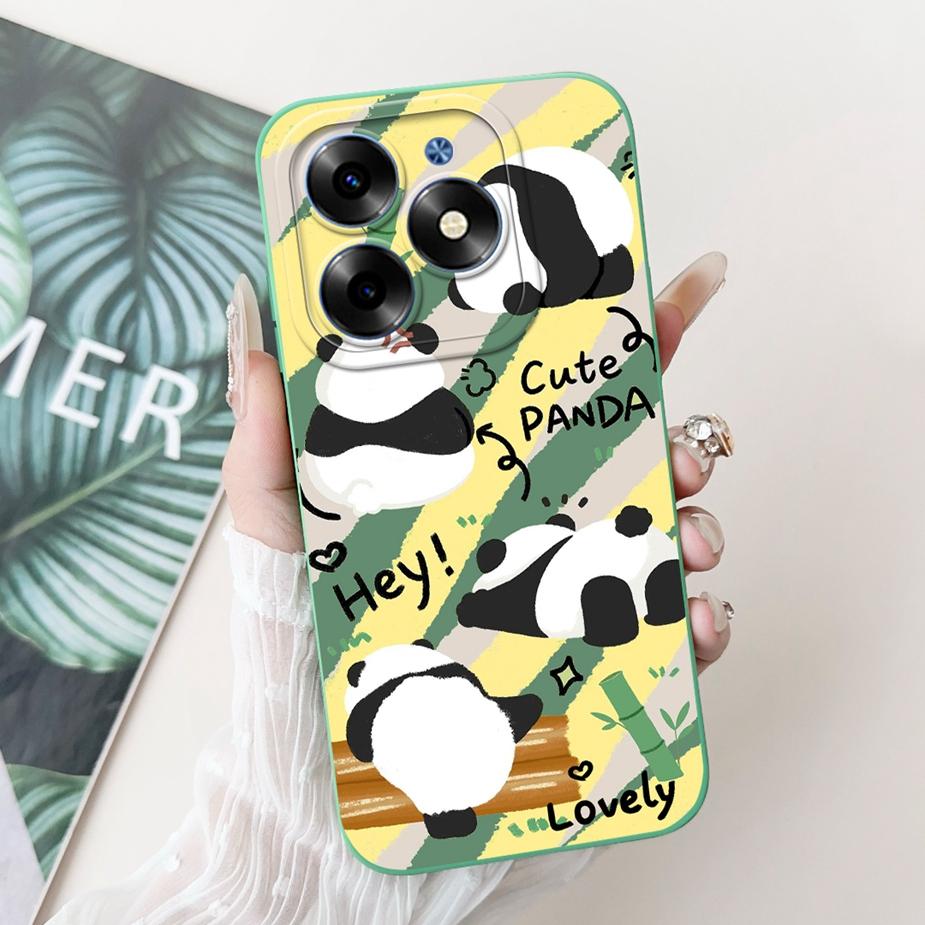 For Tecno Spark 20C Case Spark20 Pro KJ6 Cute Animals Carton Cover Soft TPU Phone Case For Tecno Spark 20 Pro Plus Spark20 Shell