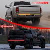 Car Tailgate LED Light Bar, 528 LEDs Fishbone Arrow Strobe, Third Brake Stop Reverse Running Light, Waterproof No Drill Strip for Pickup SUV Jeep