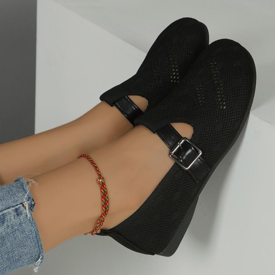 Women Flats 2024 New Mesh Breathable Loafers Shoes for Women Hollow Out Fashion Casual Mom Shoes for Women Zapatos De Mujer