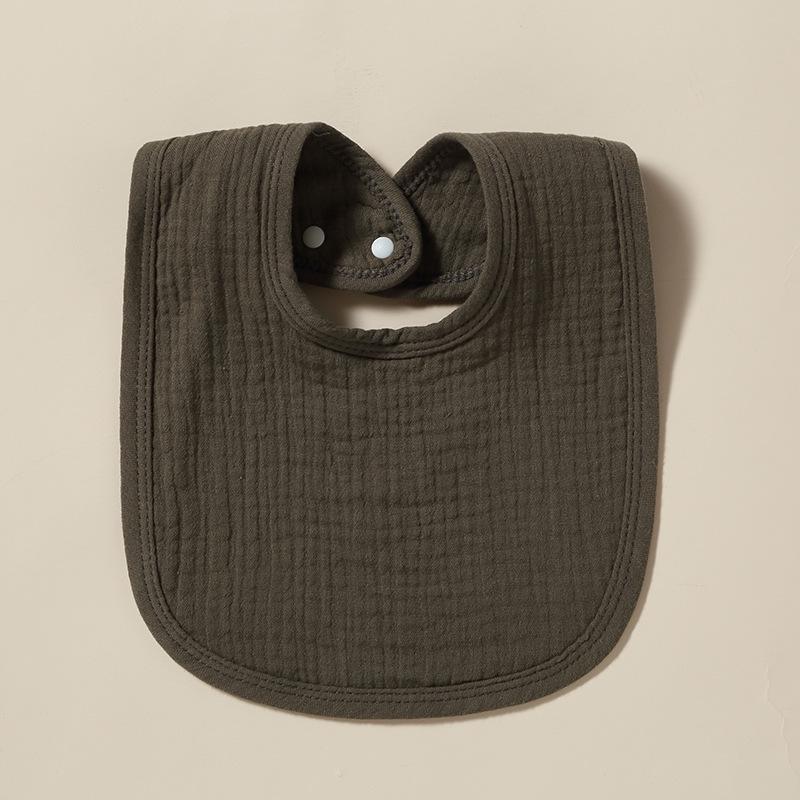 Soft U-Shaped 4-Layer Cotton Gauze Baby Bib: Absorbent and Lightweight for Spring and Summer