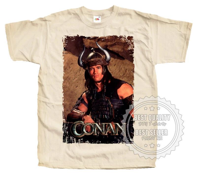 

Conan the Barbarian 1982 T SHIRT v30 Poster Natural Beige all sizes S to 5XL S