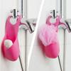 Silicone Sink Hanging Storage Bag Candy Colors Sink Drain Rack PVC Plastic Soap Dish  Home