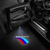 For BMW X6 LED Car Door Logo Welcome Lights Auto Laser Projector Lamp For BMW M E46 E90 E60 F30 F10 E39 E36 F20 G30 G20 E87 E30 F31 Sticker